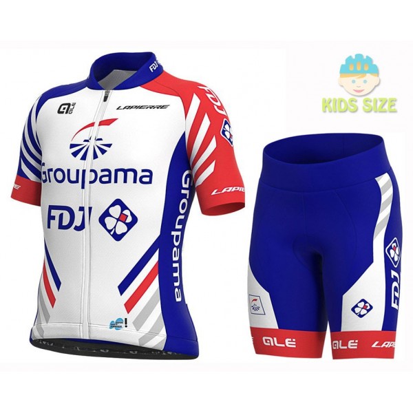 Completo Ciclismo 2020 FDJ Des gamins MSquadre abbigliamento Bici Completo Maglia Ciclismo Corta e Salopette