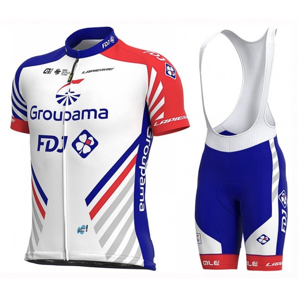 Completo Ciclismo 2020 FDJ MSquadre abbigliamento Bici Completo Maglia Ciclismo Corta e Salopette