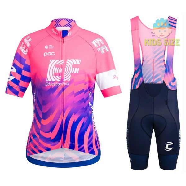 Completo Ciclismo 2020 EF Pro Cycling Rose Des gamins MSquadre abbigliamento Bici Completo Maglia Ciclismo Corta e Salopette