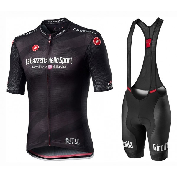 Completo Ciclismo 2020 GIRO D'ITALIA Maglia Nera MSquadre abbigliamento Bici Completo Maglia Ciclismo Corta e Salopette