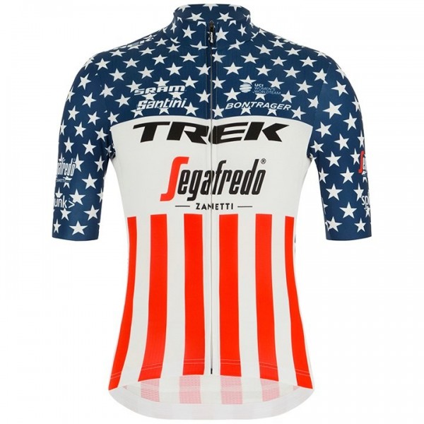Completo Ciclismo 2020 TREK Segafredo US champion Squadre Maglia Ciclismo Manica Corta