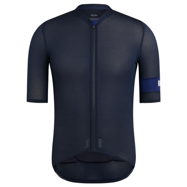 Completo Ciclismo 2020 Rapha Pro nero-blu Squadre Maglia Ciclismo Manica Corta
