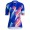 Completo Ciclismo 2020 Rapha Pro Donna blu-Color Squadre Maglia Ciclismo Manica Corta