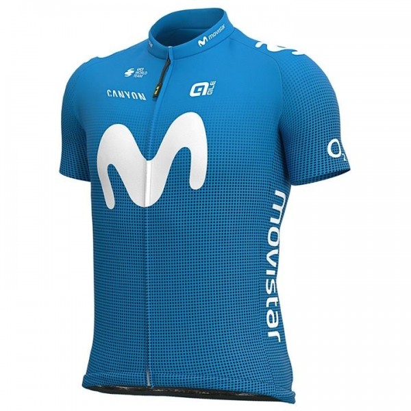 Completo Ciclismo 2020 Movistar Squadre Maglia Ciclismo Manica Corta