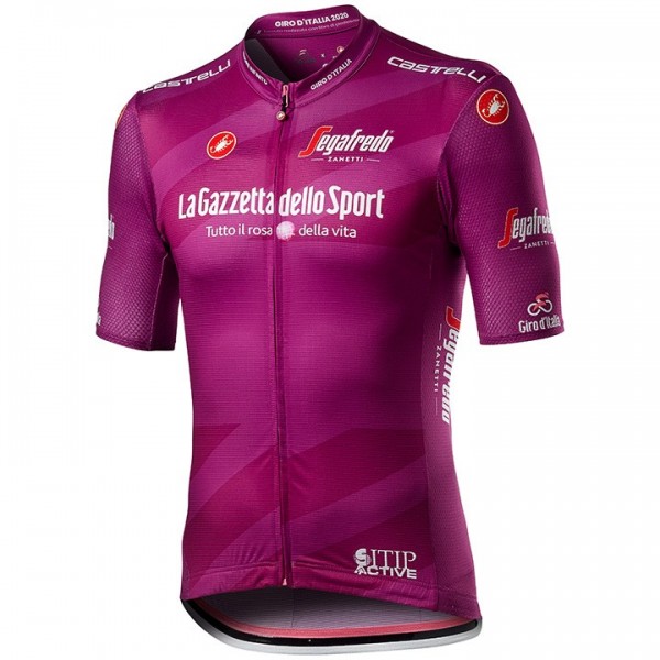 Completo Ciclismo 2020 GIRO D'ITALIA Maglia Ciclamino Squadre Maglia Ciclismo Manica Corta