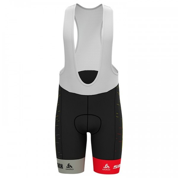 Completo Ciclismo 2020 Scott Sram nero-giallo Squadre Salopette Ciclismo Completo Ciclismo 2020 Scott Sram nero-giallo Squadre Salopette Ciclismo