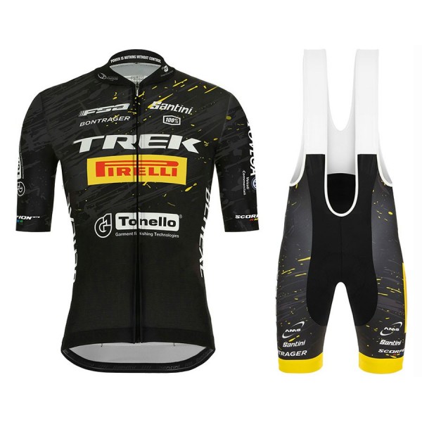 Completo Ciclismo 2020 TREK Pirelli nero MSquadre abbigliamento Bici Completo Maglia Ciclismo Corta e Salopette Completo Ciclismo 2020 TREK Pirelli nero MSquadre abbigliamento Bici Completo Maglia Ciclismo Corta e Salopette