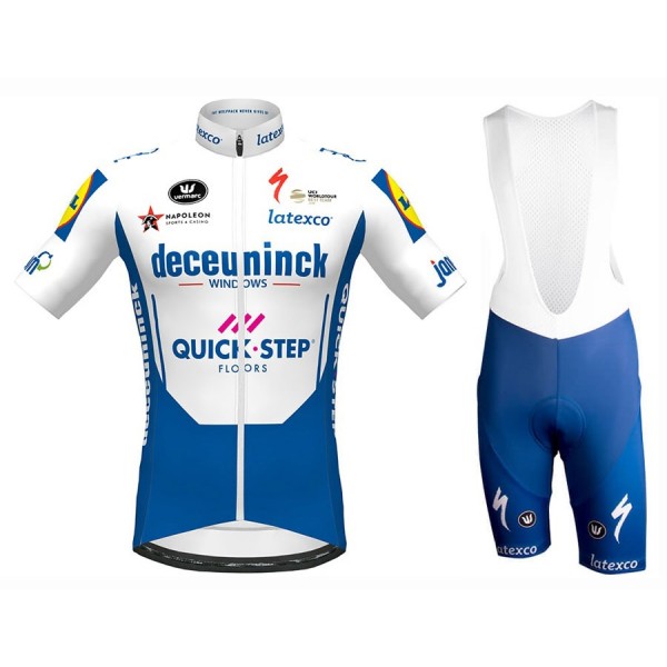 Completo Ciclismo 2020 Quick-Step Squadre abbigliamento Bici Completo Maglia Ciclismo Corta e Salopette