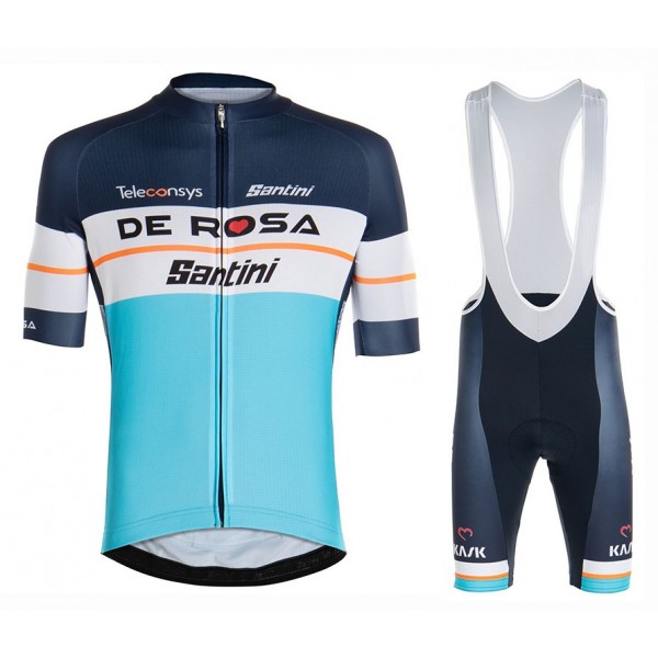 Completo Ciclismo 2020 DE-ROSA Squadre abbigliamento Bici Completo Maglia Ciclismo Corta e Salopette