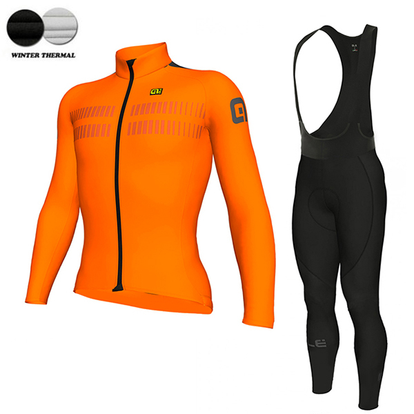 2018 Ale N4 Winter Abbigliamento Ciclismo Maglia Ciclismo Manica Lunga e Salopette Lunga 10085ED