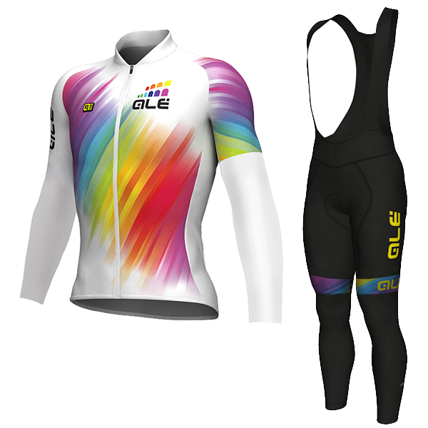 2018 Ale N5 Abbigliamento Ciclismo Maglia Ciclismo Manica Lunga e Salopette Lunga 62666XU