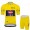 Yellow Alpecin Fenix Tour De France 2021 Team abbigliamento Bici Completo Maglia Ciclismo Corta + pantaloncini 8CKMs6
