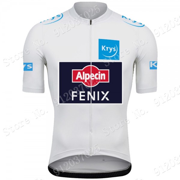 White Alpecin Fenix Tour De France 2021 Team Maglia Ciclismo Manica Corta e4K9Yq