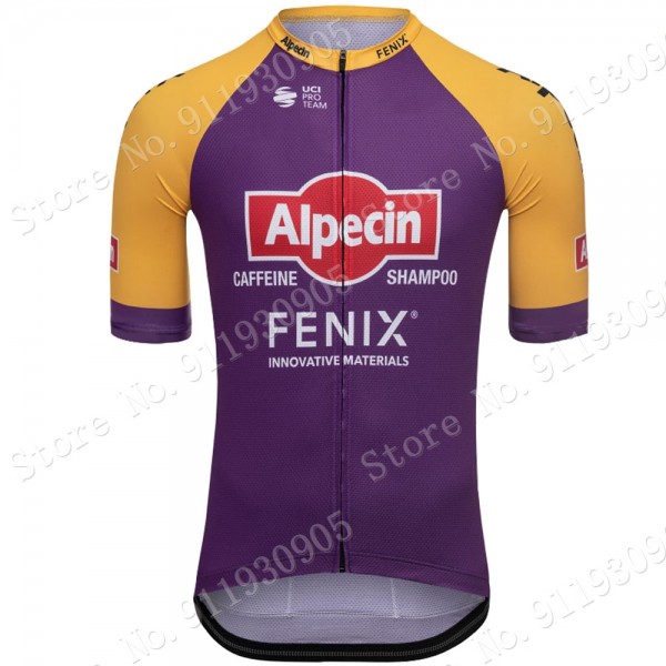 Purple France Tour Alpecin Fenix New Pro Team 2021 Maglia Ciclismo Manica Corta hejlzZ