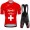 Alpecin Fenix Swiss Pro Team 2021 abbigliamento Bici Completo Maglia Ciclismo Corta e Salopette zJkszg