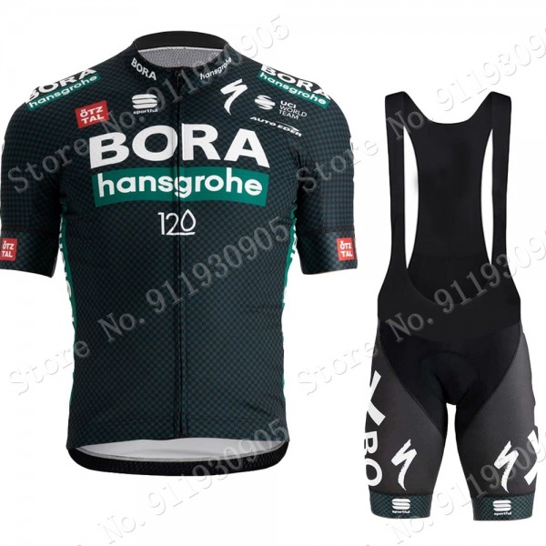 Bora Hansgrohe Tour De France Pro Team 2021 abbigliamento Bici Completo Maglia Ciclismo Corta e Salopette OwCF7t