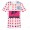 Polka Dot EF Education Frist Tour De France 2021 Team Maglia Ciclismo Manica Corta lPogcD
