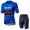 Blue giro d'italia 2021 Ineos Grenaider abbigliamento Bici Completo Maglia Ciclismo Corta + pantaloncini 42doeE