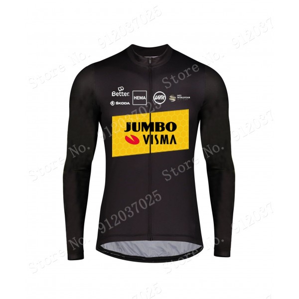 New Style Jumbo Visma 2021 Team Wielerkleding Maglie Ciclismo Manica Lunga sQGHgy