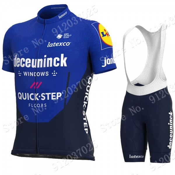 Deceuninck quick step 2021 Team abbigliamento Bici Completo Maglia Ciclismo Corta e Salopette 6A1Hp6