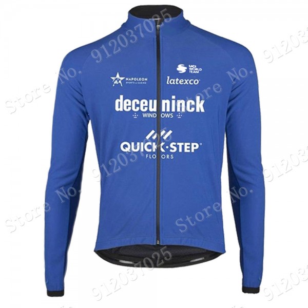 Deceuninck quick step 2021 Team Maglia Ciclismo Manica Corta Blue DDTvHf