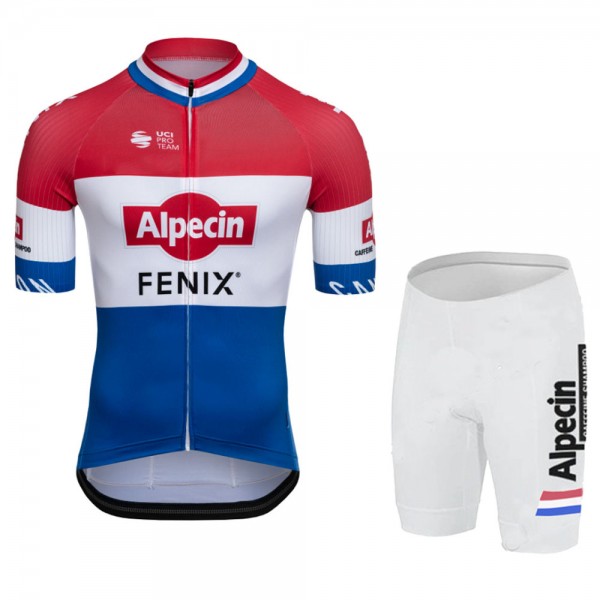 alpecin fenix white Pro 2021 abbigliamento Bici Completo Maglia Ciclismo Corta e Salopette 4dZxbw