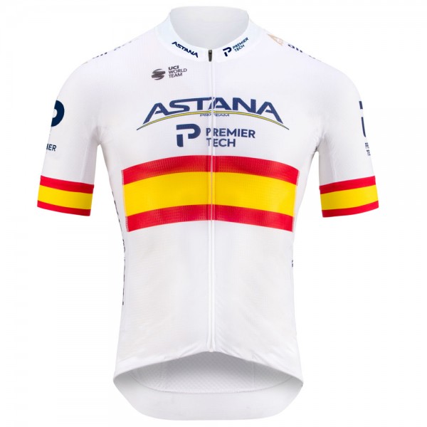 Spanish Astana Pro 2021 Team Maglia Ciclismo Manica Corta hyy5uH