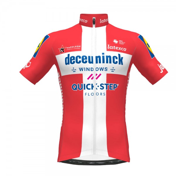 CHAMPION DANMARK Pro Team 2021 Maglia Ciclismo Manica Corta yVi3eN
