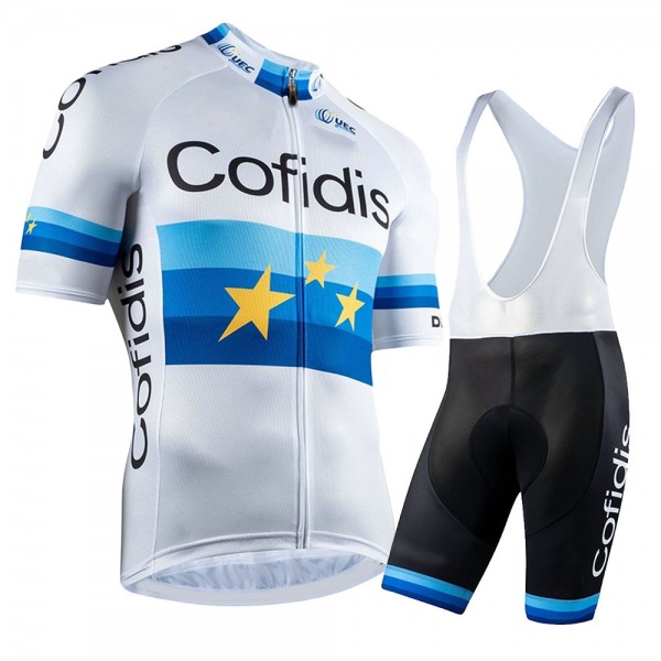 Cofidis 2021 Team abbigliamento Bici Completo Maglia Ciclismo Corta e Salopette d8t6kP