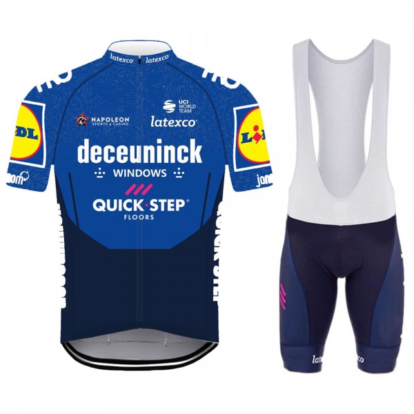 2021 Deceuninck quick step Pro Team abbigliamento Bici Completo Maglia Ciclismo Corta e Salopette 7bZwgy