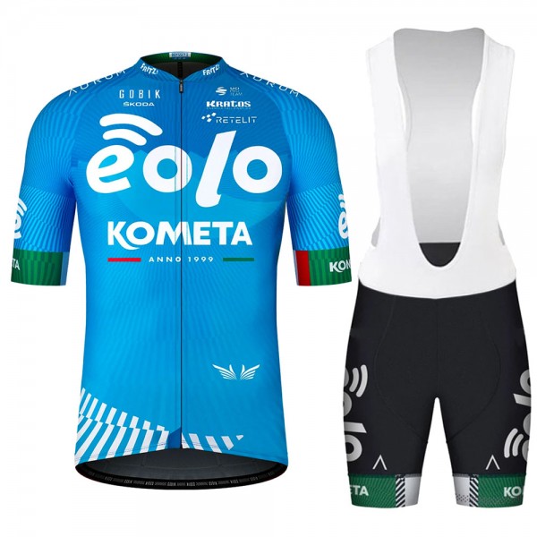 eolo kometa 2021 Team abbigliamento Bici Completo Maglia Ciclismo Corta e Salopette IuMzKm
