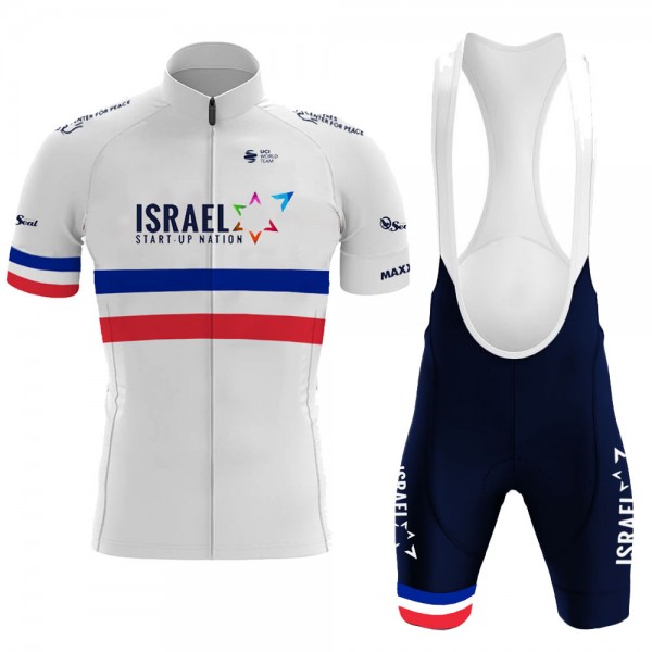 Israel Start Up france Pro Team 2021 abbigliamento Bici Completo Maglia Ciclismo Corta e Salopette VNGh8u