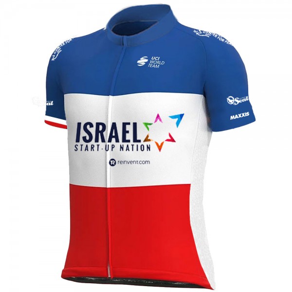 Israel Start Up nation France Pro Team 2021 Maglia Ciclismo Manica Corta g8RY1c