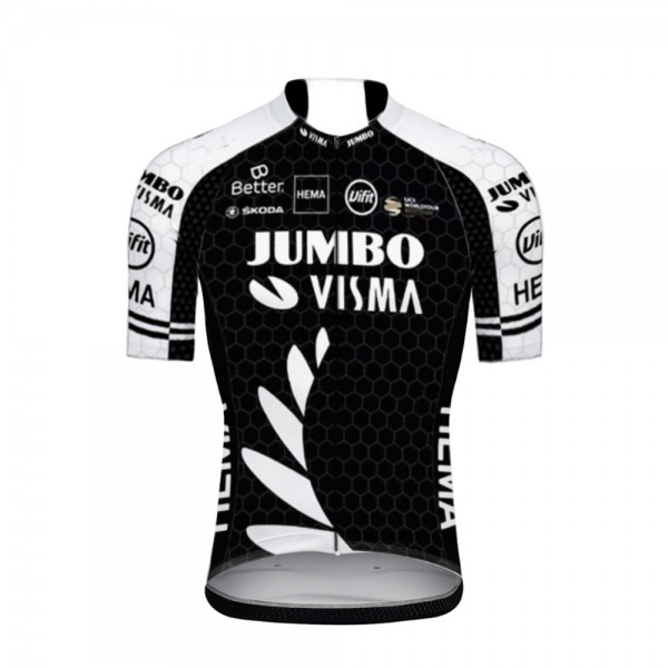 Jumbo Visma New Zealand Pro Team 2021 Maglia Ciclismo Manica Corta zh3Nyj