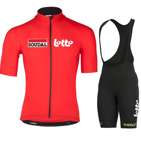 LOTTO Pro Team 2021 abbigliamento Bici Completo Maglia Ciclismo Corta e Salopette Prhkf1