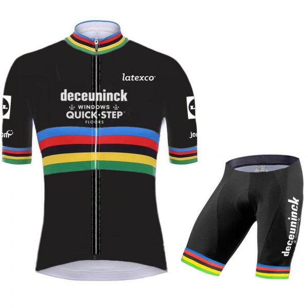 quick step champion Pro 2021 Team abbigliamento Bici Completo Maglia Ciclismo Corta e Salopette bV36JI