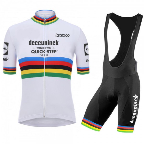 quick step champion Pro 2021 Team abbigliamento Bici Completo Maglia Ciclismo Corta e Salopette r0RRwI