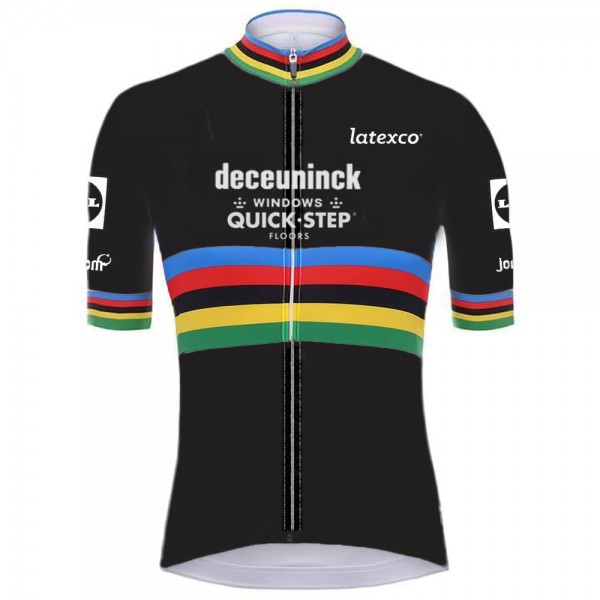 quick step champion Pro 2021 Team Maglia Ciclismo Manica Corta uPAM2G