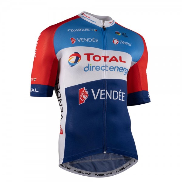 Total Direct Energie 2021 Team Maglia Ciclismo Manica Corta B7UHjz