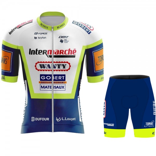 2021 Wanty Pro Team abbigliamento Bici Completo Maglia Ciclismo Corta + pantaloncini I9pNDo