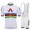 White Ineos Champion Pro Team 2021 abbigliamento Bici Completo Maglia Ciclismo Corta e Salopette X8dZmp