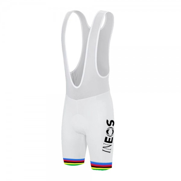 White Ineos Champion Pro Team 2021 Salopette Ciclismo xa3Pam