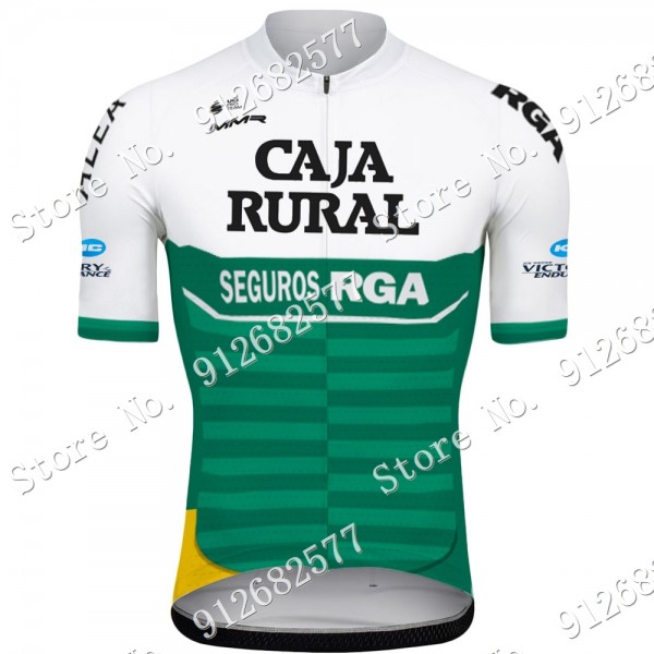 2022 Team Caja Rural Maglia Ciclismo Manica Corta lB7YY
