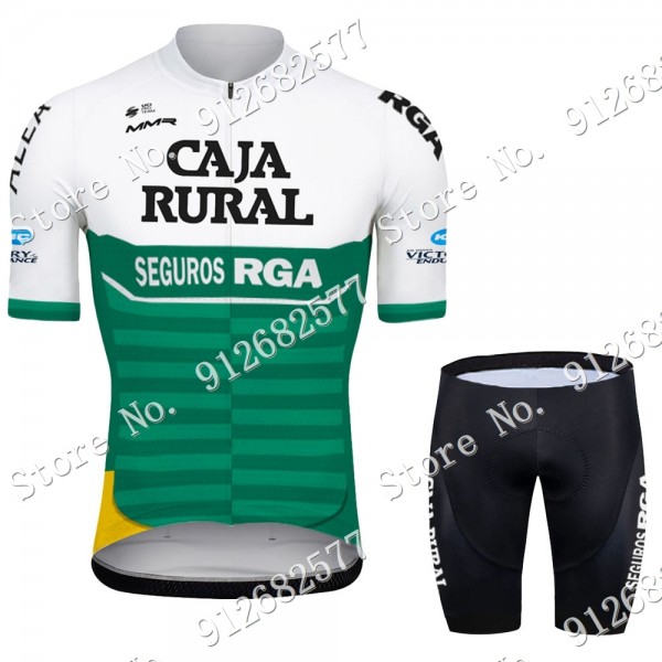 2022 Team Caja Rural abbigliamento Bici Completo Maglia Ciclismo Corta e Salopette T7765