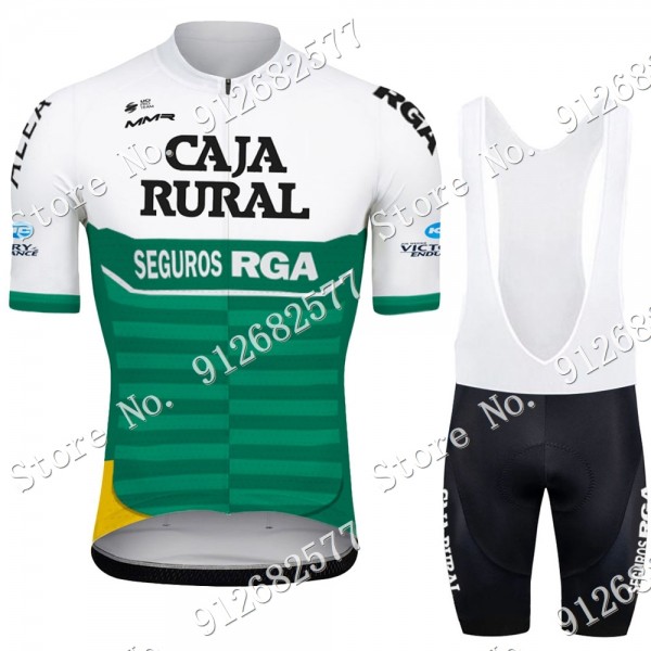 2022 Team Caja Rural abbigliamento Bici Completo Maglia Ciclismo Corta e pantaloni 1T8Mg