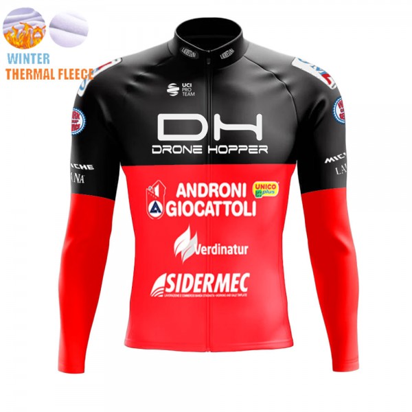 2022 Winter Drone Hopper - Androni Giocattoli Pro Team Maglie Ciclismo Manica Lunga HkR5u