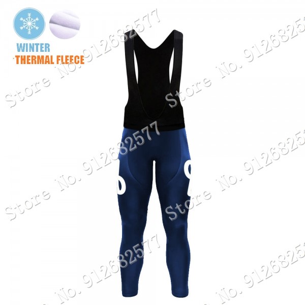 2022 Winter Total New Energies Pro Team Salopette Lunga Ciclismo NVVEg