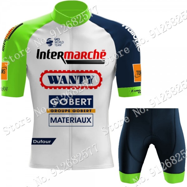 2022 Team Wanty Gobert abbigliamento Bici Completo Maglia Ciclismo Corta e pantaloni lpIK4