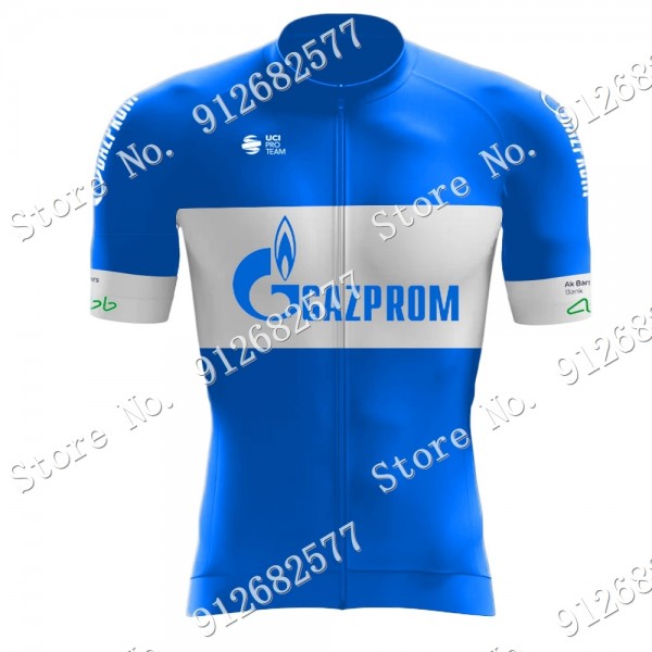 2022 Team gazprom rusvelo Maglia Ciclismo Manica Corta Xv2Ho