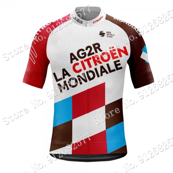 2022 Team ag2r Maglia Ciclismo Manica Corta 1FsFB 2022 Team ag2r Maglia Ciclismo Manica Corta 1FsFB